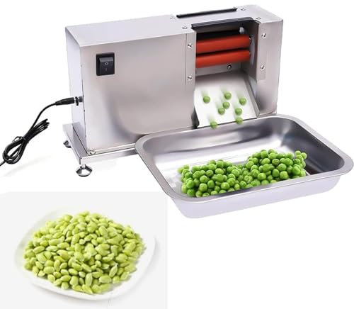 ZIJINGY Máquina peladora de Frijoles, peladora de Guisantes, peladora eléctrica de Edamame, máquina peladora de Guisantes semiautomática Comercial de 20W