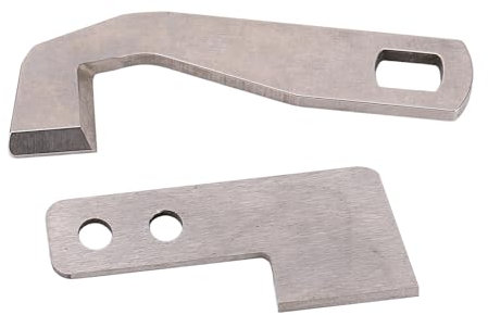 Nähmaschinen-Ober- und Unterschneider-Set, Ersatzset mit Stahlklingen für Singer Geeignet für Nähmaschinen, Kompatibel mit Coverlock 3.0 4.0