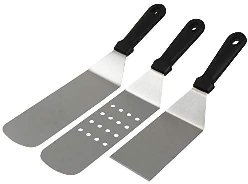 OFFSCH 3piezas Pala Para Pizza y Pasteles Inoxidable Unidades Raspador Antideslizante Para Hornear Fácil De Manejar y Limpiar
