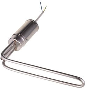 HUKILU yaoqijie Chauffe-Eau Solaire 220V 1500W, Chauffe-Eau Tubulaire électrique auxiliaire à Angle Droit inséré par Le Bas de 47mm avec contrôle de la température Lasting