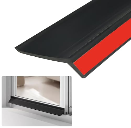 Tapón De Goma Para Alféizar De Ventana, Tapón Para Ventanas Correderas, Tapón De Agua Para El Borde Exterior Del Alféizar De Ventana, Antifugas Para Ventanas, Antiretorno De Agua De Lluvia(4m(13.1ft))