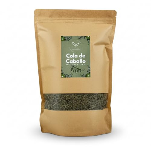 Cola de Caballo Seca a Granel – 100% Natural – Ideal para Infusión Diurética y Retención de Líquidos – Planta Medicinal Herbolaria – Sin Aditivos (500 g, Cola de Caballo)