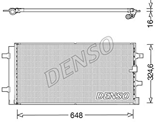 DENSO Kondensator, Klimaanlage