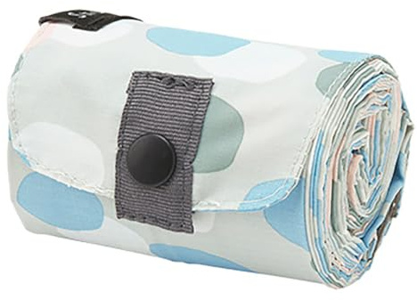 MARNA Japansk kompakt hopfällbar Shupatto shoppingväska storlek M - Mori (skog) japansk shoppingväska blandad, Fancy green, 32 x 32 cm, Samtida