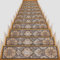 Treppenstufen, rutschfest, 20,3 x 76,2 cm, Teppich-Treppenstufen für Drinnen und Draußen, Treppen, Flur, 20,3 x 76,2 cm, 15 Stück, Braun