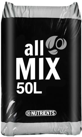 All Mix GB Nutrients | Sustrato Universal con Guano, Perlita, Turba y Fibra de Coco - Tierra para Plantas Apta para Todo Tipo de plantaciones (50L)
