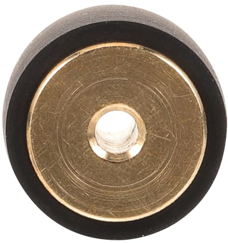 BESPORTBLE Pinch Roller for Radio Tape Cassette Deck 13mm Copper Shaft Pulley Bearing Wheel for Recorder Audio Maintenance and Repair, Black 13-8-6-2.0mm
