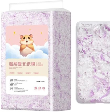 Bollisate Literie pour hamster Contrôle des odeurs - 450 g - Copeaux de bois pour petits animaux de compagnie | pour lapin, animal domestique, gerbille