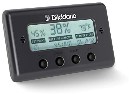 D'Addario Accessories D'Addario Hygrometer Humidity And Temperature Sensor