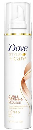 Dove Style+Care Curls Defining Mousse, Soft Hold 7 oz (Pack of 12)