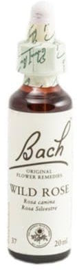 Bach - Flor de Bach Wild Rose, Complemento Alimenticio, con Extracto de Flores de Rosa Silvestre, Uva de Alc 27% Vol, Ayuda a Gestionar las Emociones Cuando Se Quiere Tener Más Motivación - 20 ml