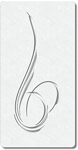 Herterich Products Airbrush Schablone Pinstriping | Tattoo & Graffiti Stencil Vorlage | Wiederverwendbar & Lösungsmittelresistent | Mylar 0,1-0,2 cm | Für Airbrush, Sprays & Tinte