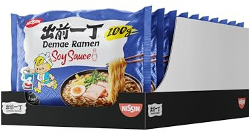 Nissin Demae Ramen Soy Sauce 100 g (Pack of 30)
