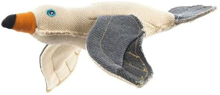 HUNTER Canvas Hundespielzeug, Maritime Sea Gull, 30 cm | Polyester mit Baumwollanteil , Vintage-Style, Quietschspielzeug, Mövenmotiv, 30 cm