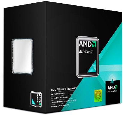 AMD Athlon X2 240 AM3 Retail 2.8GHz 2MB L2 Caja - Procesador (AMD Athlon 64, 2,8 GHz, Socket AM3, 64 bits, 800 MHz, 2 MB)