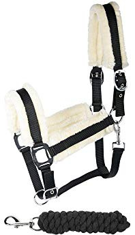 Harry's Horse Halsterset Soft, Größe:Pony, Farbe:schwarz