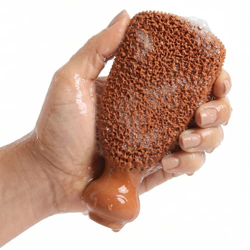Pumice Stone for Feet Lasts 5+ Years Foot Exfoliator Scrubber Callus Remover Made of Natural Terra-Cotta