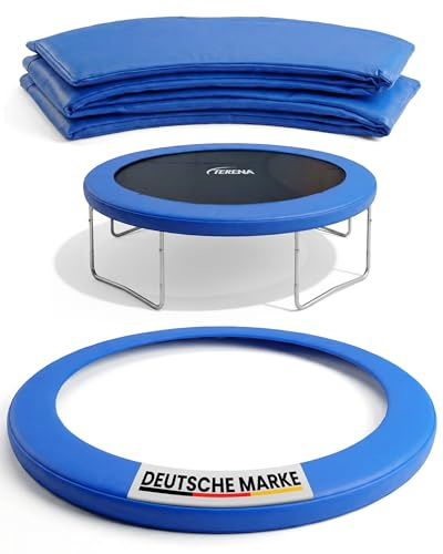 Trampolin Randabdeckung – Hochwertige Federabdeckung für Trampoline – Extra dick gepolstert – Trampolin Schutzrand UV-beständig – Umrandung Trampoline – Trampolinzubehör Ø 244 305 366 396 427 cm