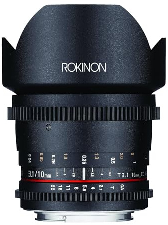 Rokinon DS10M-N 10 mm T3.1 Cine Weitwinkelobjektiv für Nikon Digital SLR
