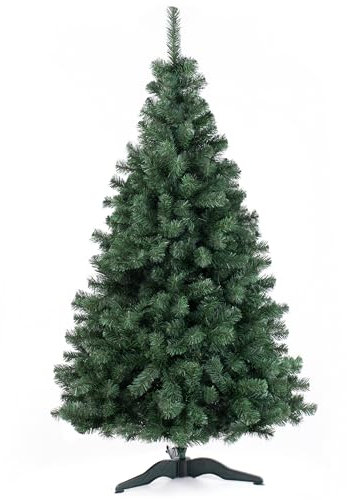 Künstlicher Weihnachtsbaum 150 cm Grün Tannenbaum Christbaum Tanne Unecht Weihnachtsdeko DecoKing Lena