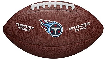 Wilson American Football NFL TEAM LOGO, Official Size, Blended Leather