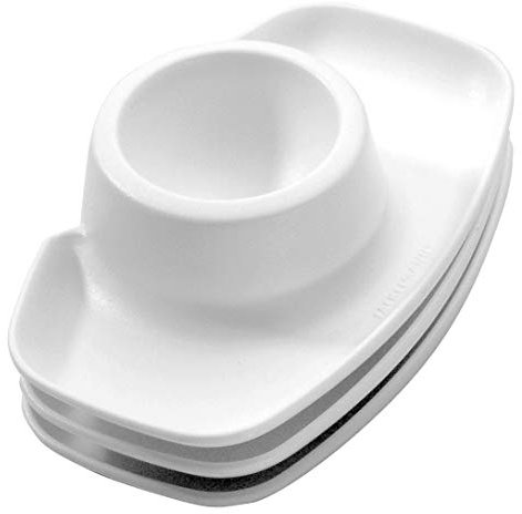 Fackelmann Set 3 pz Porta Uova in Plastica Alimentare ABS Lavabili in lavastoviglie Dimensioni 12,5x8x2,5 cm Ingombro pack: 16,6x12,5x4,3 cm Confezione da 3pz