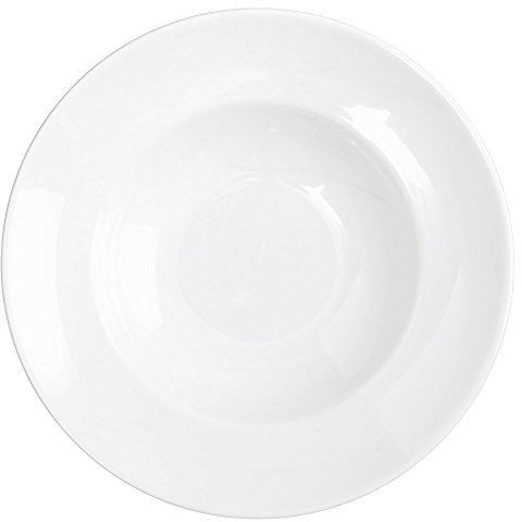 Assiette porcelaine modèle Pasta Bowl Saturnia diamètre 26 cm couleur?: blanc - Lot De 6