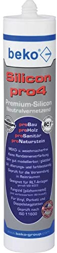 Beko - Silicon pro4 Universale, 310 ml, Grigio Argentato, 310 ml