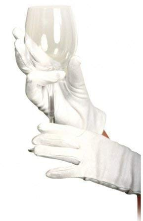 Hygostar Baumwoll-Handschuh BLANC GEDOPPELT Größe M, gedoppelt, weiss