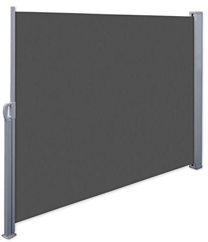 GELUSA Paravientos,toldo Lateral Enrollable Cortavientos 300x160 Grosor Tela de 280g/m²