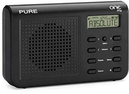 Pure One Mi Radio Portátil Digital Negro - Radios Portátiles (Portátil, Digital, Dab, 1 W, 6,35 cm (2.5), LCD)