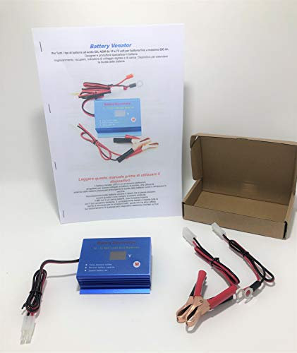 Rinnova batterie Desolfatore fino da 50 a 600 ampere recupera batterie acido gel piombo agm