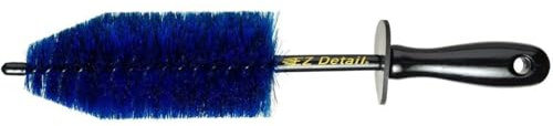 EZ Detail Brush Little - Wheel Rim Cleaner for Cars, Bike, Trucks, Motorcycle, and Other Vehicles. Non-Scratch Auto Detailing Tool, Easily reaches Nook and Crannies