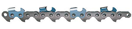 Oregon 73LGX084G Super Guard Chisel Chain, 3/8, Blued Cutters, X Grind, Recommended for 50-100cc Saws