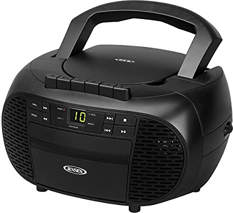 Jensen CD-550 Portable Stereo Compact Disc Cassette Recorder with AM/FM Radio