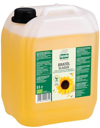 Byodo Huile de cuisson, biologique, 1 bidon de 5 l