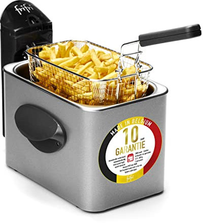Frifri 1900 - Friteuse - 2,5L - 2000W - Argent