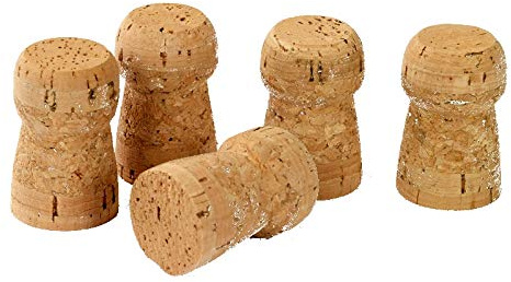 100 Stück neue Sektkorken - Bastelkorken