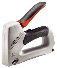 Rapid ALU853 Handtacker – Leistungsstarker Tacker aus Aluminium für Holz und Stoffe, für Klammern Typ 53 (6–14 mm) und Nägel Typ 8 (15 mm), Ergonomisch, Rückschlagfrei