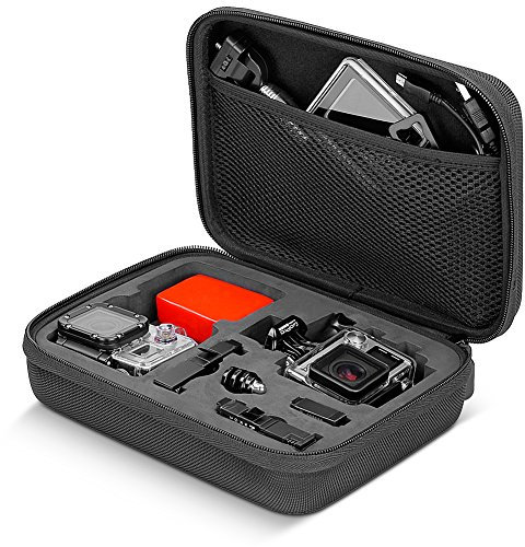 Neewer Bolsa Funda Portátil a Prueba de Choques para Gopro Hero 6 5 4 3+ 3 2 1 Hero Session 5 Black AKASO EK7000 Apeman SJ4000 5000 6000 DBPOWER AKASO VicTsing WiMiUS Rollei y Sony Deporte Dv y más