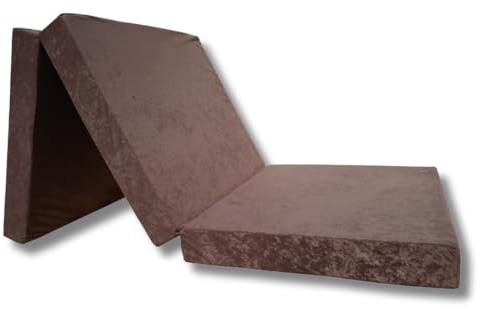 Natalia Spzoo - Faltmatratze 198 x 80 x 10 cm – Klappmatratze mit abnehmbarem Bezug – 3-teilige klappbare Schlafmatte (1021-100% Polyester)