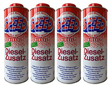 4x LIQUI MOLY 5160 Speed Diesel Zusatz Zugabe Kraftstoff Additiv 1L