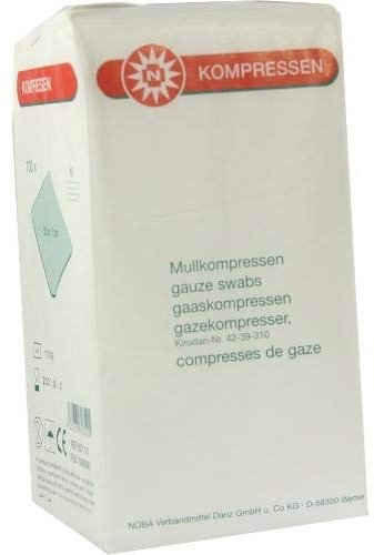 MULLKOMPRESSEN 10x10 cm unsteril 16fach 100 St
