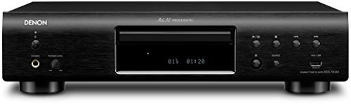 Denon DCD 720 AE CD-Player (Aluminium Frontblende, ECO-Standby, Burr Brown Wandler, USB mit iPod direkt) schwarz