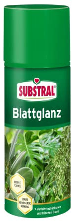 Substral Blattglanz Spray, beseitigs Kalkränder und Staubbeläge, wirkt staubabweisend, für alle Grünpflanzen, 200 ml