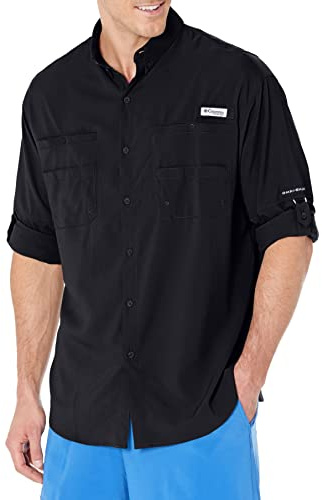Columbia Sportswear Long Sleeve Tamiami II Shirt BLACK Sm