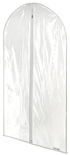 Hangerworld 100 cm (40) Long Zipped Suit Bags / Garment Clothes Covers, Pack of 6