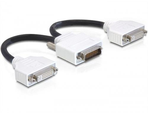 Delock Adapter DMS-59 Stecker > 2 x DVI 24+5 Buchse 20 cm