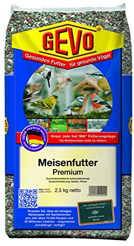 GeVo-Meisenfutter Premium, mit sehr hohem Anteil an Nüssen 2,5kg