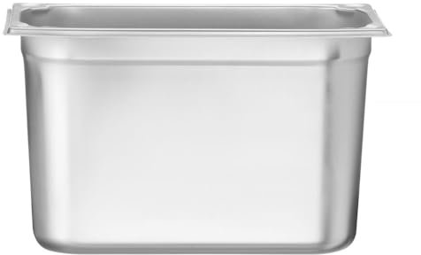 HENDI Contenitore Gastronorm, GN 1/3, resistenza termica -40 °C a 300 °C, compatibile con i forni a convezione, frigoriferi, bagno María, chafing dishes, 7.8L, 325x176x(H)200mm, acciaio inox